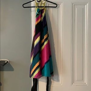 Catherine malandrino multi coloured dress